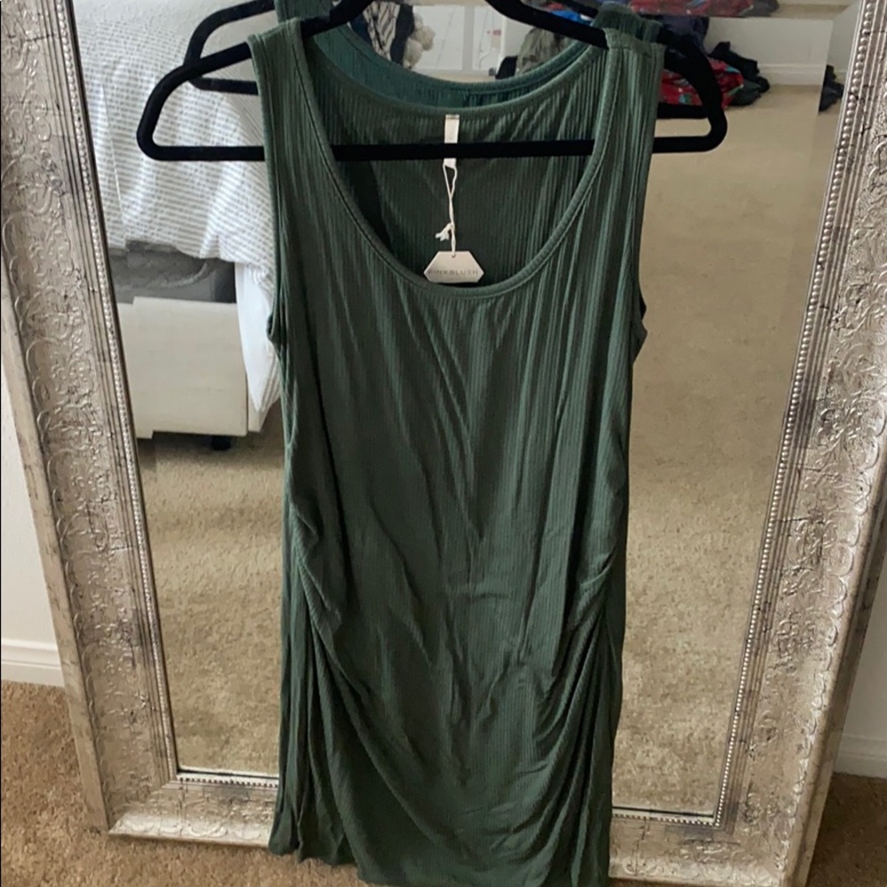 Pink blush maternity dress